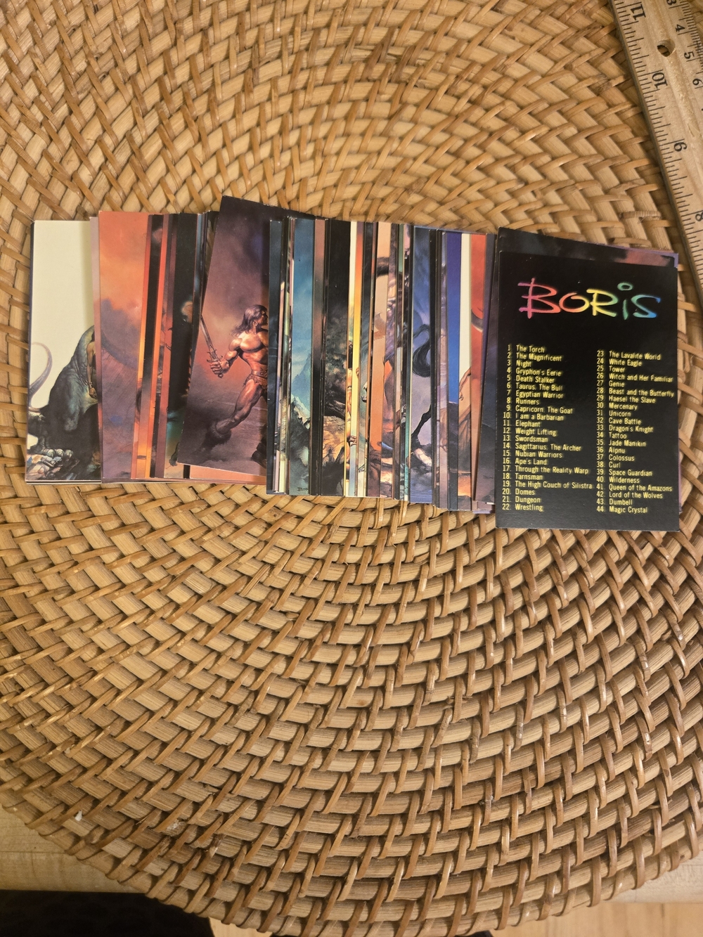 C01 Complete Set 1991 Boris Vallejo Fantasy Art Trading Cards Comic Images 90pc